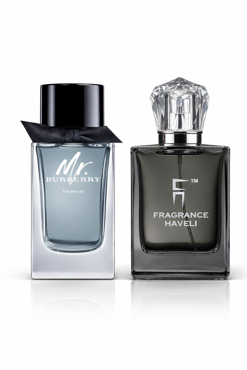 Inspired Version of Mr. Burberry Indigo  Fresh Aquatic Citrus Elegance | Fragrance Haveli