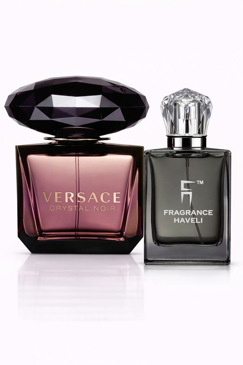 Recreation of Versace Crystal Noir | Warm Spicy Floral Perfume for Women – Party Wear Fragrance (100 ml)