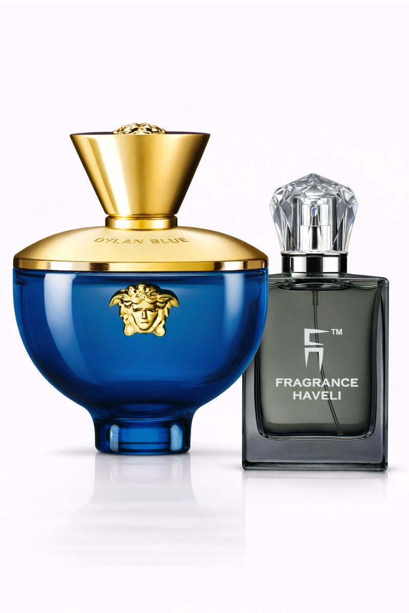 Recreation of Versace Dylan Blue Pour Femme | Fruity Floral Perfume for Women – Party Wear Fragrance (100 ml)