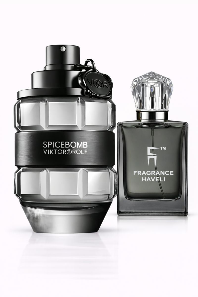 Recreation of Spicebomb Viktor&Rolf | Spicy Woody Perfume for Men – Party Wear Fragrance (100 ml)