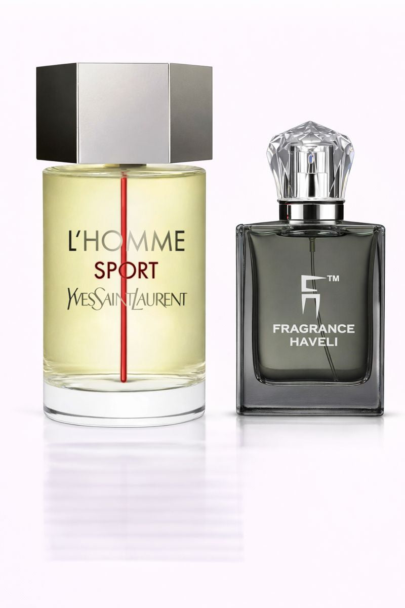 Recreation of YSL L’Homme Sport | Fresh Woody Citrus Perfume for Men – Daily Wear Fragrance (100 ml)