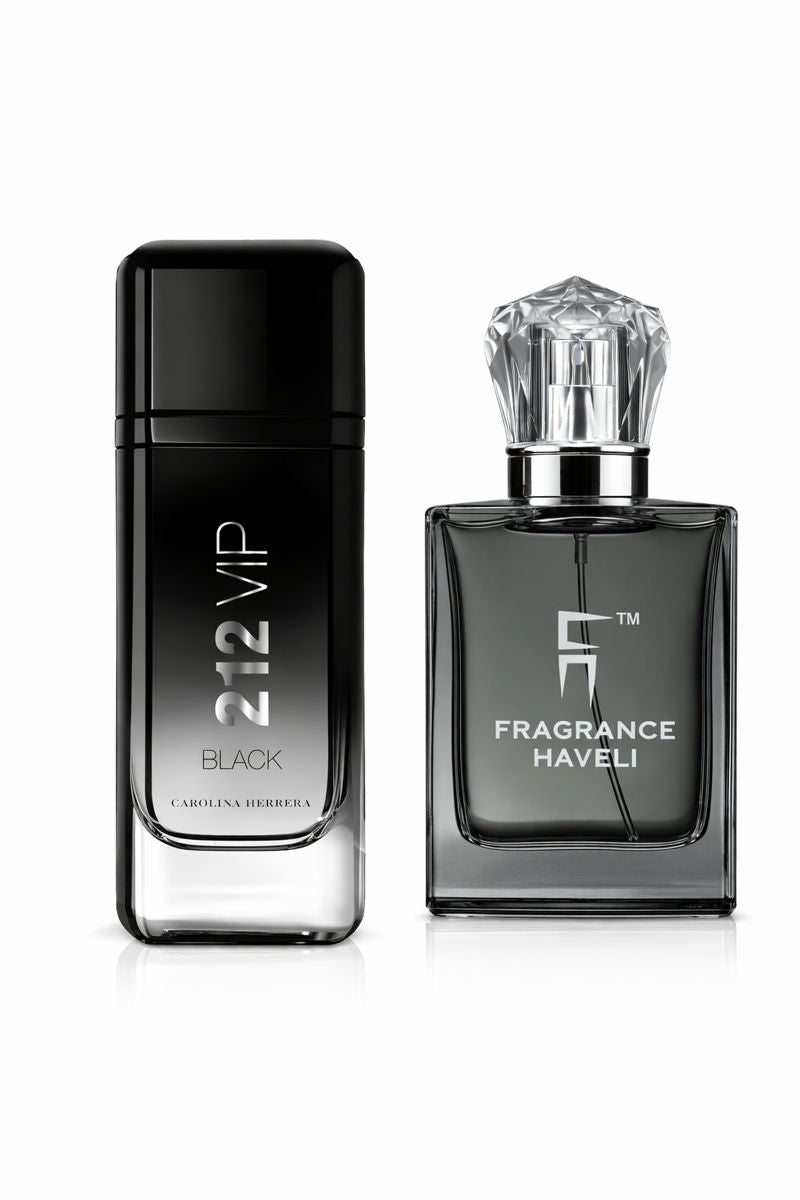 Recreation of 212 VIP Black | Aromatic Spicy Perfume for Men Party Wear Fragrance (100 ml)