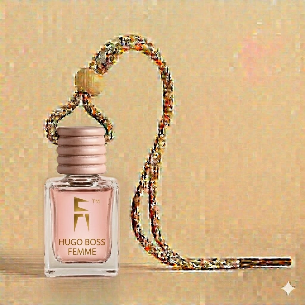 Hugo Boss Femme Car Perfume – Luxury Long Lasting Auto Air Freshener | Soft Floral Fruity Fragrance Haveli