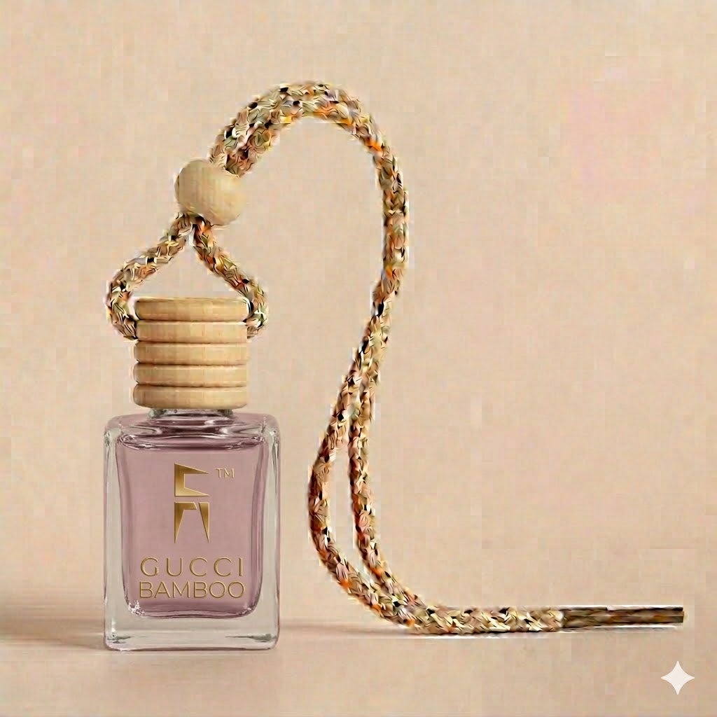 Gucci Bamboo Car Perfume – Luxury Long Lasting Auto Air Freshener | Soft Floral Woody Fragrance Haveli