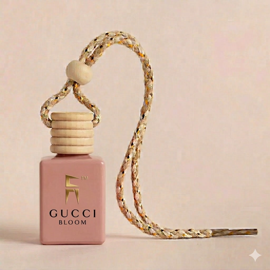 Gucci Bloom Car Perfume – Luxury Long Lasting Auto Air Freshener | Rich White Floral Fragrance Haveli