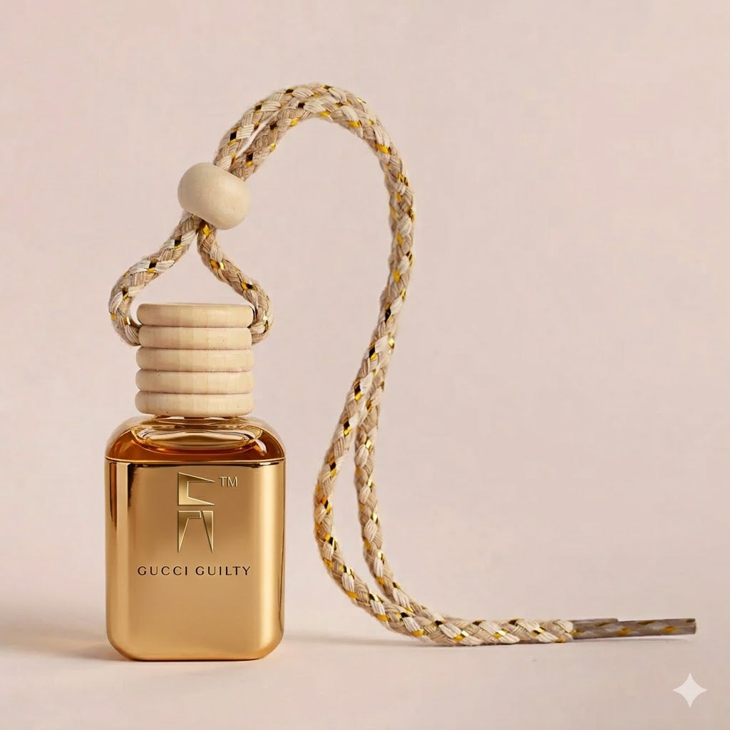 Gucci Guilty Pour Homme Car Perfume – Luxury Long Lasting Auto Air Freshener | Aromatic Woody Fresh Fragrance Haveli